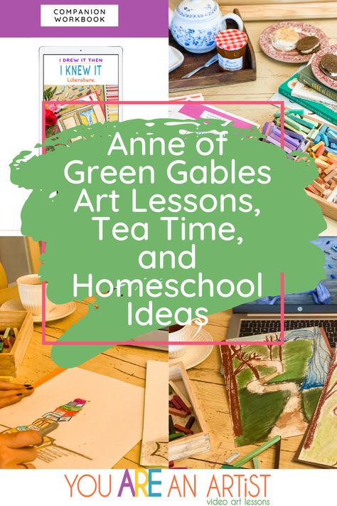 Homeschool Art Ideas, Anne Of Green Gables Art, Homeschool Art Lessons, Poetry Tea Time, High School Teen, Unit Studies Homeschool, Charlotte Mason Homeschool, Homeschool Crafts, Homeschool Education