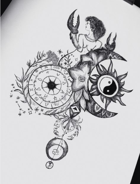 #tattoo #tattooideas #tattooartist #tattoosketch #blacktattoo #blacktattooart #blackandwhite #wheel #wheeloffortune #women #zodiac #sun #moon Zodiac Wheel Tattoo, Sun Moon Zodiac Tattoo, Wheel Of Fortune Tattoo, Astrological Sun Tattoo, Sun Moon Tarot Card Tattoo, Sun Moon And Stars Tarot Tattoo, Wheel Tattoo, Astrology Tattoo, Zodiac Wheel