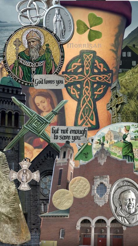 Broke out into hives making this #catholic #heritage #celtic #irish Irish Language Aesthetic, Irish Catholic Aesthetic, Irish Aesthetic, Irish Catholic, Erin Go Bragh, Irish Language, Pray For Peace, Irish Culture, Old Irish