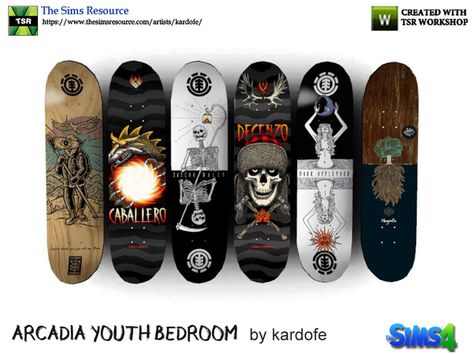 Skateboard Room, Sims 4 Tsr, Sims 4 Cas Mods, Sims Packs, The Sims 4 Pc, Sims 4 Cc Shoes, The Sims 4 Packs, Tumblr Sims 4, Sims 4 Teen