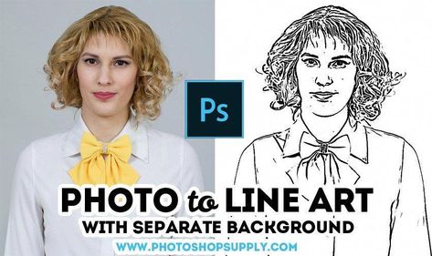 Snobbish Amazing Photography Photoshop Tutorials #photoshopediting #PhotographyPhotoshopHowToUse Photo To Line Drawing, Line Art Photoshop, Adobe Tips, Photoshop Tutorials Free, Photoshop Tutorial Graphics, Best Photoshop Actions, Photoshop Techniques, Advanced Photoshop, Nikon D5200