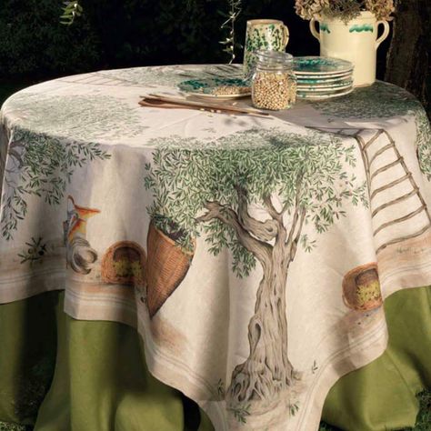 Lillian Tablecloth April Cornell, Tablecloth For Table Of 12, Fall Oval Tableclothes, Elegant Dining Table Cloth, Table Clothes Dining Room, Table Cloth Throw, Green Toile Christmas Table Cloth, Canvas Vintage Tablecloth, Pattern Linen Tablecloth