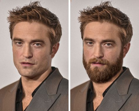 We Added a Full Beard to 15 Male Stars, and It’s Hard to Stop Staring Long Stubble Beard, Light Stubble Beard, Clean Shaven Men, Beard Vs No Beard, Men Stubble, Light Stubble, Light Beard, Beard Inspiration, Clean Beard