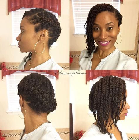 Side Updo for Long Twists Long Twists, Side Updo, Twists Hairstyles, Natural Hair Twist Out, Hair Twists, Two Strand Twist, Twisted Updo, Protective Hair, Natural Hair Twists