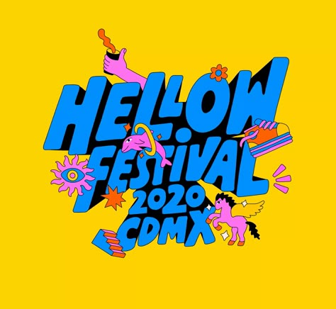 Festival Logos Design, Festive Logo Design, Design Festival Branding, Music Festival Logo Design Inspiration, Summer Festival Design, Music Festival Graphic Design, Festival Logo Ideas, Hellow Festival, Festival Design Poster