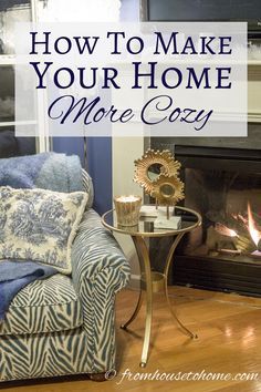 How To Make Your Home More Cozy | Looking for some ways to make your home more cozy? Click here to find 10 easy and inexpensive ways to add warmth and coziness to any room. 1950 Living Room Ideas, Decor Rules, Willow Bay, Interior Decorating Ideas, Interior Decorating Tips, By The Fireplace, Cozy Room Decor, A Lot Of Money, Comfortable Sofa