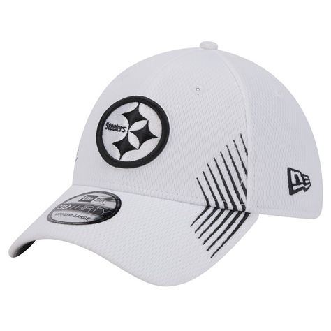 Step out with an aggressive display of enthusiasm for the Pittsburgh Steelers by grabbing this Active 39THIRTY flex hat from New Era. It features an instantly recognizable Pittsburgh Steelers graphic on the front panels and slick slashes that run from the crown and bill for added flair. The stretchy design ensures you'll always enjoy the right fit, while the contrast-color undervisor makes for the perfect subtle finish. Pittsburgh Steelers Hats, Flex Fit Hats, Baby Gear Essentials, Nfl Draft, Pittsburgh Steelers, Fitted Hats, The Crown, Snapback Hats, Pittsburgh