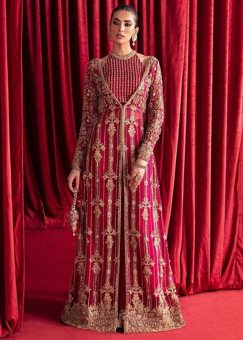 Dresses ideas Shadi Dresses, Wedding Dress Organza, Pakistani Fancy Dresses, Embellished Gown, Stylish Party Dresses, Flared Trousers, Fancy Dress Design, Stylish Dress Book, Pakistani Dress Design