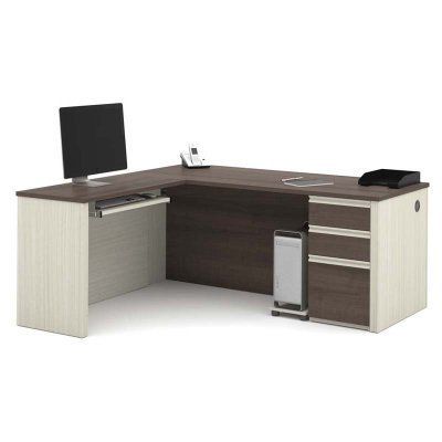 BESTAR Prestige + L-Shaped Workstation Including 1 Pedestal L Shaped Office Desk, Modular Office Furniture, L Desk, L Shape Desk, Modular Office, Office Workstations, Work Station Desk, Space Ideas, L Shaped Desk