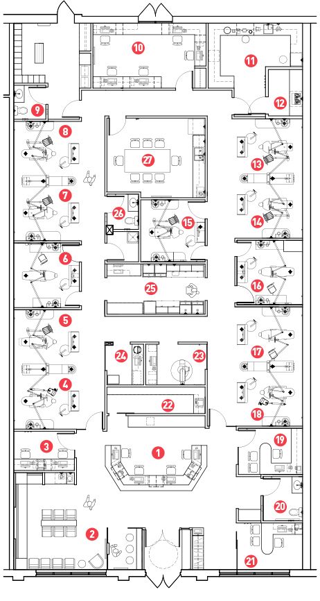 Dentist Office Design Interiors, Hospital Floor Plan, Dental Design Interior, Medical Clinic Design, Hospital Plans, Dentist Office Design, Remedies For Tooth Ache, Dentist Clinic, Medical Office Design