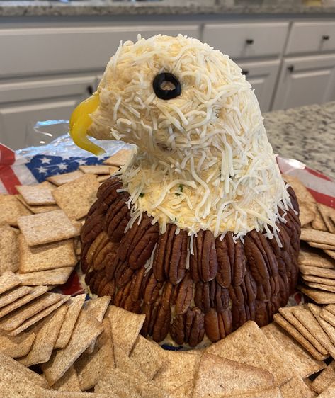 Easy Slow Cooker Chicken, Fourth Of July Food, Holiday Appetizers, July Party, Cheese Ball, Food Humor, Slow Cooker Chicken, July 4th, Holiday Treats