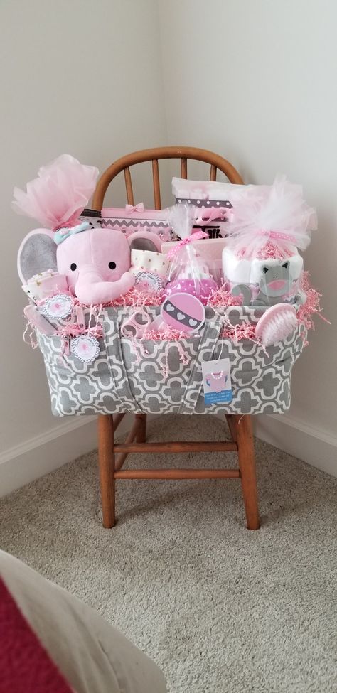 Small Baby Shower Ideas, Cute Gift Basket Ideas, New Mama Gift, Shower Baskets, Diaper Gifts, Birthday Surprises, Baby Care Essentials, Baby Shower Baskets