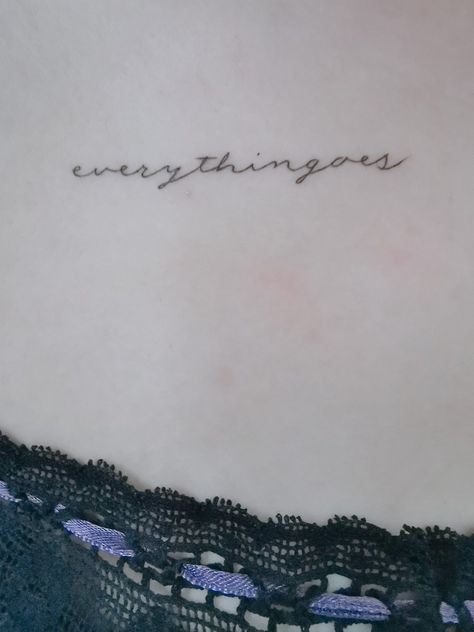 BTS handwritten tattoo everythingoes Namjoon Inspired Tattoo, Everythingoes Tattoo, Bts Inspired Tattoos, Minnie Tattoo, Bts Tattoo, Forever Tattoo, Bts Tattoos, Music Project, Inspired Tattoos