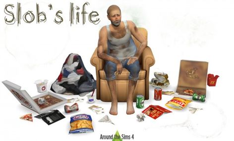 Around The Sims 4: Slob’s Life • Sims 4 Downloads Sims 3 Houses, Sims 4 Controls, Around The Sims 4, Sims 4 Clutter, My Sims, The Sims 4 Packs, Sims 4 Cc Makeup, Sims 4 Cc Skin, Sims 4 Cc Folder