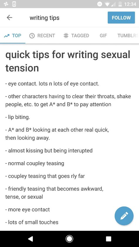 How To Write Tension Between Characters, How To Write Romantic Tension, Scene Writing Tips, Ship Writing, Instead Of Said, Writing A Romance Novel, Comic Prompts, Couple Tropes, Spicy Writing