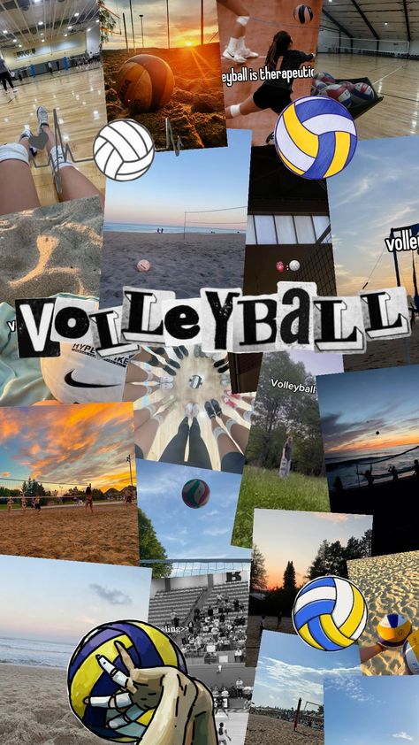 #volleyball #vollyballgirl #wallpapercollage #wallapaper #wallpaperaesthetic Volleyball Collage Wallpaper, Volleyball Collage Ideas, Volleyball Iphone Wallpaper, Cute Volleyball Wallpapers Aesthetic, Cute Wallpapers Volleyball, Volleyball Aesthetic Pictures Wallpaper, Volleyball Phone Wallpaper, Wallpaper Iphone Volleyball, Volleyball Wallpaper Iphone