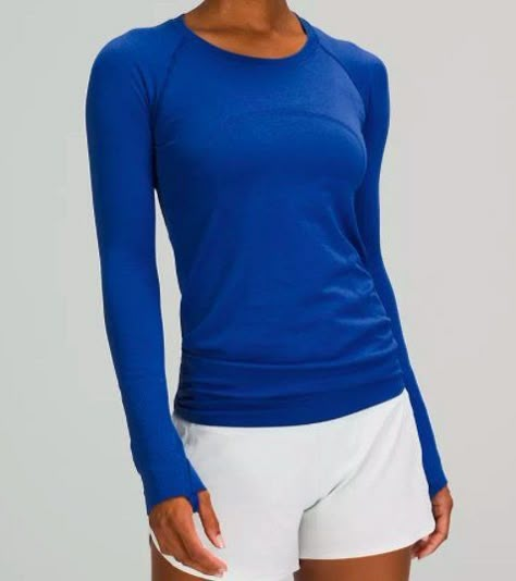 Lululemon Long Sleeve Shirts, Best Hiking Gear, Lululemon Shirts, Lululemon Swiftly Tech Long Sleeve, Hiking Clothes, Swiftly Tech Long Sleeve, Lululemon Long Sleeve, Lululemon Outfits, Long Sleeve Outfits