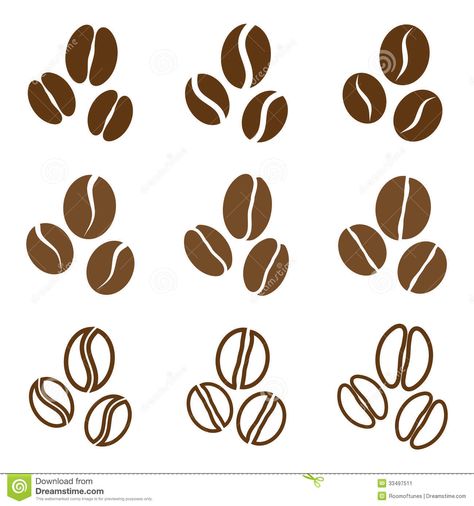 Heart Made Of Coffee Beans Royalty Free Stock Photo - Image: 33497665 Coffee Beans Illustration, Beans Illustration, Bread Icon, Cake Templates, Coffee Drawing, Crochet Knit Stitches, Coffee Logo, Bottle Mockup, Photo Heart