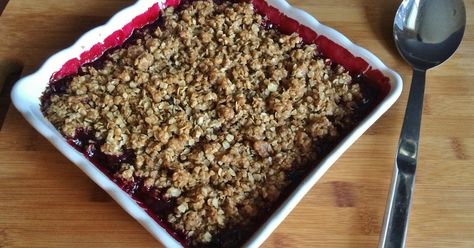 One of my favourite summer desserts is a fruit crisp. Whether it is apple, rhubarb, blueberry, peach, mixed berries or Saskatoon, a cri... Saskatoon Berry Crisp, Saskatoon Recipes, Saskatoon Berry Recipe, Berry Crisp Recipe, Saskatoon Berry, Berry Crisp, Canadian Food, Berries Recipes, Blueberry Recipes