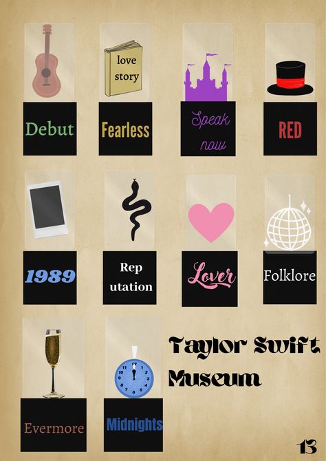 Taylor Swift Era Painting, Taylor Swift Albums Symbols, Fearless Taylor Swift Symbols, Taylor Swift Album Themes, Taylor Swift Eras Tour Symbols, 1989 Symbols Taylor Swift, Taylor Swift Era Symbols, Symbols For Taylor Swift Albums, Taylor Swift Elevator Buttons