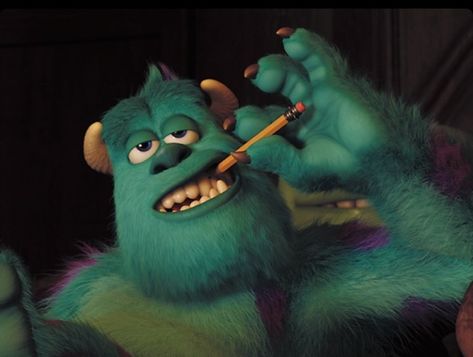 Sully Monsters University, Monsters University Aesthetic, Sulley Monster Inc, Lizard From Monsters Inc, Monsters Inc Aesthetic, Worst Hear Me Out Characters, Ugly Characters, Sullivan Monsters Inc, Sully Monsters Inc