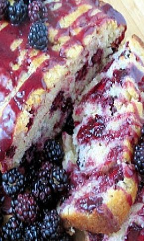 Blackberry Bread, Berry Bread, Wild Blackberries, Blackberry Cake, Blackberry Recipes, Fruit Bread, Berries Recipes, Breads And Rolls, Dessert Bread