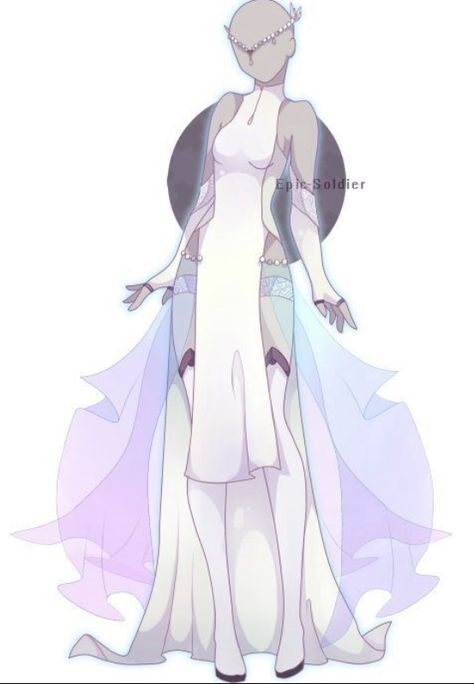 Beautiful goddess style dress. Drawing Clothes Outfits Sketch, Designer Drawing, Drawing Anime Clothes, Hero Costumes, Dress Drawing, Dress Sketches, Trendy Dress, Dress Designer, Clothes Outfits