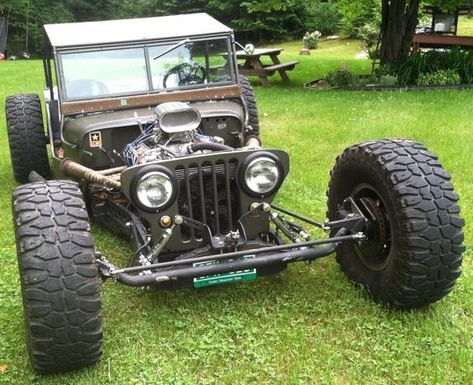 Rat Rod Interior, Jeep Rat Rod, Rat Rod Build, Cj Jeep, Lowered Trucks, T Bucket, Rat Rods Truck, Vw Gol, Cool Jeeps