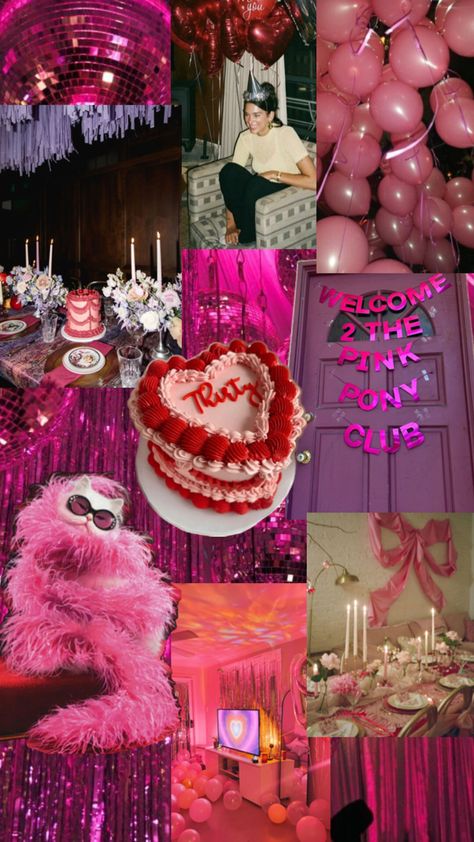 Disco Party Aesthetic, Bachelorette Outfit Themes, Cowgirl Decorations, Bachelorette Pink, 24th Birthday Party, Club Birthday Party, Birthday Mood Board, Outfit Themes, Club Bachelorette