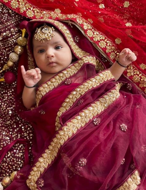 people Newborn Indian Outfit, Cute Baby Girl Photoshoots, 1 Month Girl Baby Shoot, 1 Month Baby Girl Photoshooting Ideas, Baby Girl Photoshooting Ideas At Home, Baby Girl Shoot Ideas, Baby Girl Monthly Photoshooting Ideas, Baby Girl Photoshooting At Home, Mom Lehenga