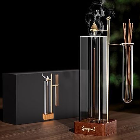 Incense Holder for Sticks, Incense Cone Holder 3 in 1 Ash Catcher w/Removable Glass | Incense Stick Storage Glass Tube | 9-Holes Incense Stand for Meditation Yoga Spa Home Decor Check more at https://authorfun.com/product/incense-holder-for-sticks-anti-ash-flying-incense-cone-holder-3-in-1-ash-catcher-w-removable-glass-incense-stick-storage-glass-tube-9-holes-incense-stand-for-meditation-yoga-spa-home-decor/ Incense Burner Holder, Interior Decoration Accessories, Kitchen Models, Incense Cones, Incense Holders, Incense Sticks, Incense Burner, Incense Holder, Yoga Meditation