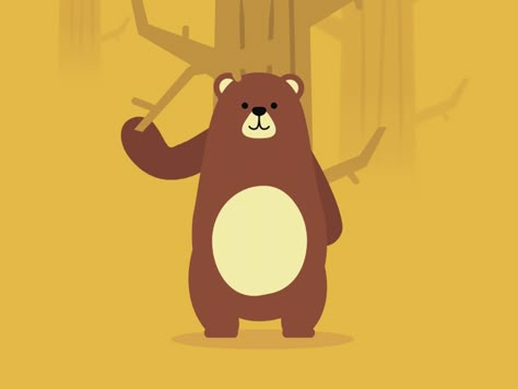 Weekly Inspiration for Designers #78 – Muzli -Design Inspiration Bear Animation, Bear Gif, New Year Design, Vector Animation, Weekly Inspiration, Motion Graphics Inspiration, Animation Tutorial, Motion Design Animation, Animation Reference