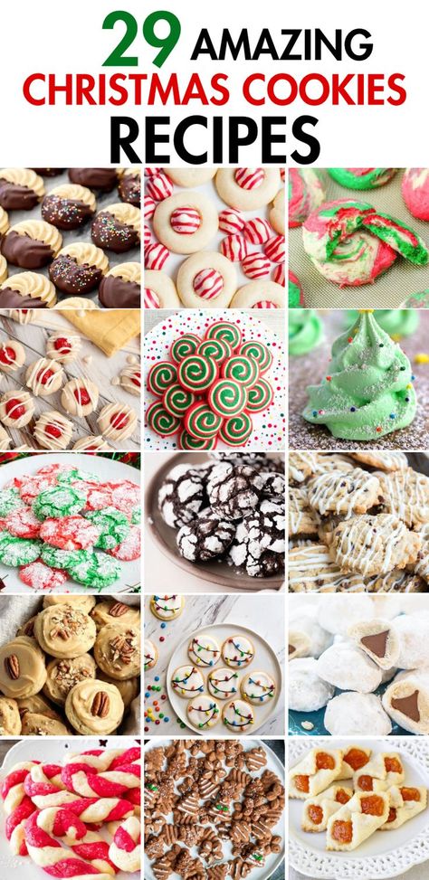 christmas cookies recipes Colourful Christmas Cookies, Cookie Swap Cookie Ideas, Ultimate Christmas Cookies, Different Types Of Christmas Cookies, Christmas Cookies With Rolos, Bulk Christmas Cookies, Easy Bulk Christmas Cookies, Best Tasting Christmas Cookies, Interesting Christmas Cookies