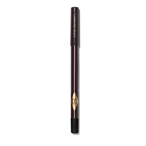 The Charlotte Tilbury Rock 'n' Kohl Eyeliner is an intensely pigmented eyeliner that can be used to create a defined sweep of colour or smudged for smoky results. Smudged Eyeliner, Burgundy Lips, Kohl Eyeliner, Space Nk, Makeup Product, Pearl Powder, Hair Solutions, Black Eyeliner, Pencil Eyeliner