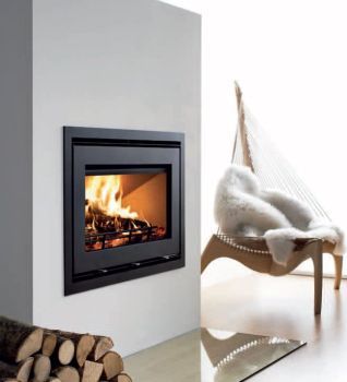 Inset Wood Burning Stoves & Wood Burners | Direct Stoves | Direct Stoves Wood Stove Decor, Wood Fireplace Inserts, Stove Decor, Wood Burning Fireplace Inserts, Inset Stoves, Contemporary Fireplace, Wood Fireplace, Stove Fireplace, Glass Floor