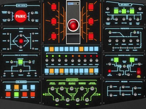 DIY Overhead Control Panel - Album on Imgur Spaceship Control Panel, Spaceship Interior, Mission Control, Control Panels, Flight Simulator, Star Citizen, Space Theme, Retro Futurism, Best Templates