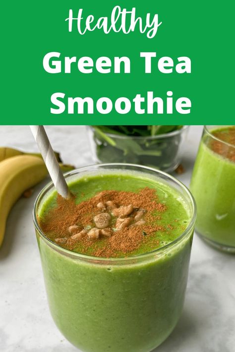 Cold Green Tea, Green Tea Benefits Health, Zero Calorie Drinks, Smoothie Benefits, Green Tea Smoothie, How To Make Green, Tea Smoothie, Smoothies With Almond Milk, Best Green Tea