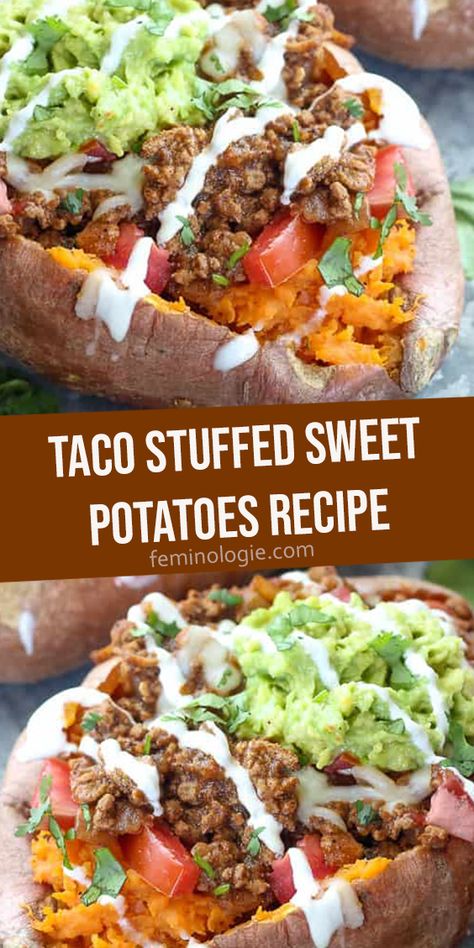 Taco Toppings, Stuffed Sweet Potatoes, Dinner Keto, Keto Healthy, Low Carb High Protein, High Protein Dinner, Protein Dinner, Healthy Wraps, Healthy High Protein Meals