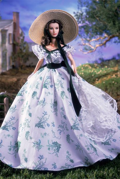 Scarlett O Hara, Scarlett O'hara, Bodice Pattern, Im A Barbie Girl, Barbie Style, Barbie Vintage, Barbie I, Gone With The Wind, Barbie Collector