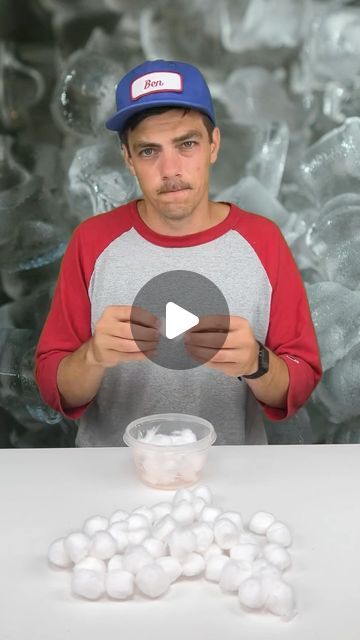 Ben Tested on Instagram: "Water + Cotton = World’s Strongest Ice!

Can ice really be this strong? Watch this fascinating test of the world’s strongest ice and see the surprising results. 

#StrongestIce #IceTest #CoolExperiments #ScienceInAction #ExtremeIce #AmazingScience #ExperimentTime #FrozenScience #IceChallenge #DIYScience #ColdPower #IncredibleExperiments #ScienceFacts #MindBlowingTests #BenTested" How To Make Water, Cool Experiments, Hacks Kitchen, Survival Skills Life Hacks, Sprinkle Salt, Diy Science, Home Fix, Ice Molds, Science Facts