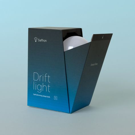 Drift Light Packaging by Andrew T. Matthews, via Behance Clever Packaging, Electronic Packaging, Buch Design, Innovative Packaging, Packaging Template, Cool Packaging, Box Packaging Design, Packing Design, Packaging Labels Design