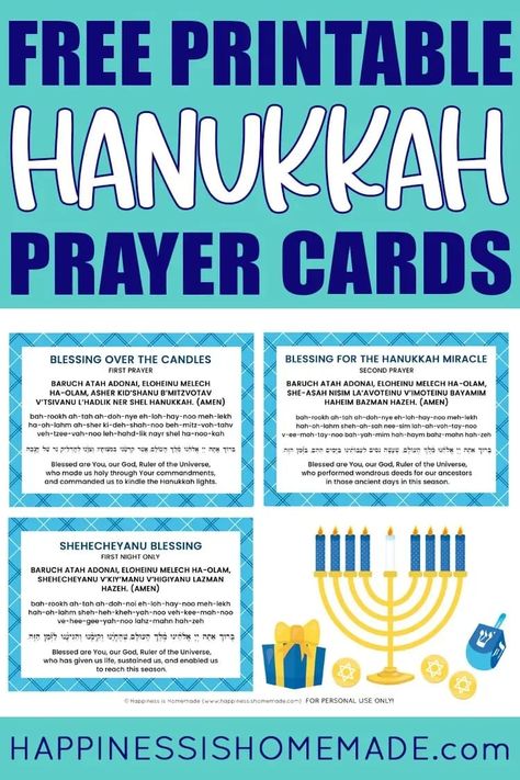 Hanukkah Candle Prayer, Hanukkah Blessings In English, First Day Of Hannukah, 8 Nights Of Hanukkah, Hanukkah Games For Kids, Hanukkah For Christians, Hanukkah Dinner Ideas, Hanakah Cards, Christian Hanukkah