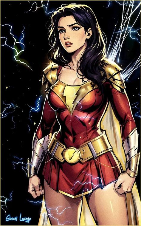 Mary Marvel Shazam, Shazam Comic, Shazam Dc Comics, Original Captain Marvel, Mary Marvel, Captain Marvel Shazam, Woman Images, Pic Beautiful, Dc Comics Girls