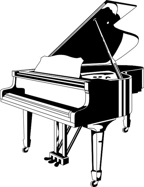 Free Image on Pixabay - Grand Piano, Piano, Music, Sound Yamaha Grand Piano, Music Silhouette, Piano Art, Free Piano, Baby Grand Pianos, Send In The Clowns, Card Images, Free Clipart Images, Upright Piano