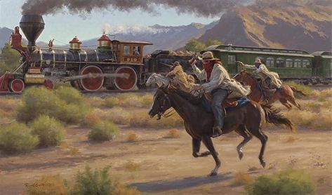 Old West Train, Picture Story Prompts, Train Tattoo, Cheyenne Frontier Days, Steam Trains Photography, Drawing Animation, Midnight Cowboy, Western Artwork, American Frontier