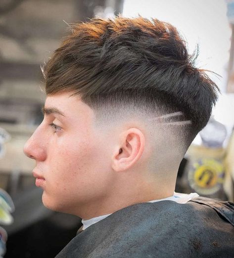 Top Fade Haircut, High And Tight Haircut, Undercut Fade, Drop Fade Haircut, Drop Fade, Mens Hairstyles Fade, Fade Designs, Cool Mens Haircuts, Faded Hair