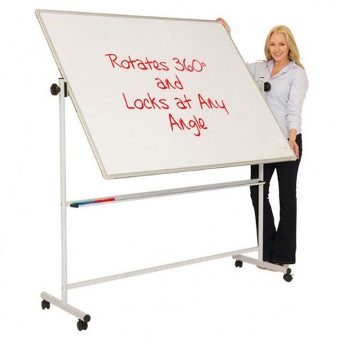 Our versatile budget mobile whiteboard has 360 degree rotation, can be locked in any position and comes with a 5 year surface guarantee, making it incredible value for money!  http://ow.ly/penG30hQJfl Classroom Display Boards, Mobile Whiteboard, Industrial Racks, Mobile Frame, Van Racking, Cantilever Racks, White Boards, Telescopic Ladder, Loft Ladder