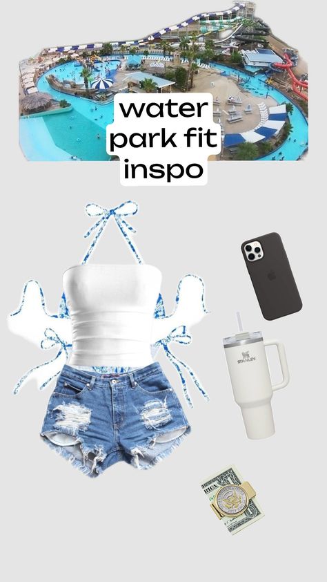 Water Park Outfit, Waterpark Outfit, June Ideas, Waterpark, Cute Everyday Outfits, Wet N Wild, Water Park, Hot Springs, Fitness Inspo