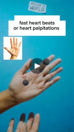 Heart Exercise At Home, Heart Beats Fast, Heart Exercise, Pressure Point Therapy, Heart Bit, Fast Heartbeat, Quick Yoga, Acupressure Therapy, Pressure Point