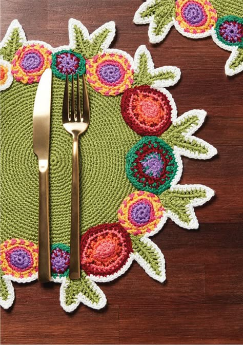 Crochet table mat pattern | Knitting patterns for beginners Tablecloth Patterns, Crochet Table Mat, Crochet Placemat Patterns, Crochet Placemats, Crochet Table Runner Pattern, شال كروشيه, Mode Crochet, Placemats Patterns, Crochet Table Runner